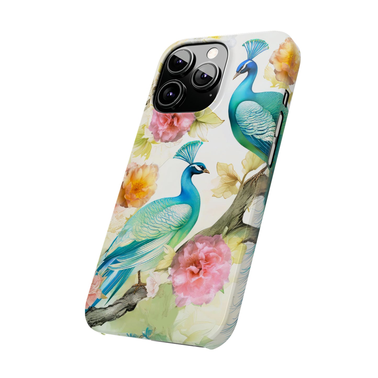 Artistic Peacock iPhone Case