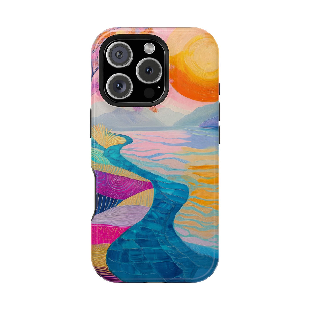Sunset River - Magnetic iPhone Case
