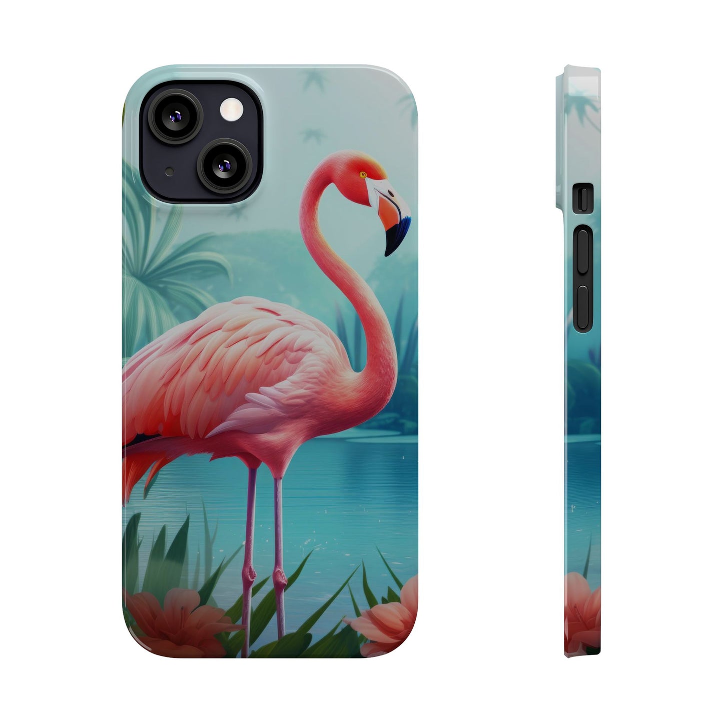 Pink Flamingo - iPhone Case