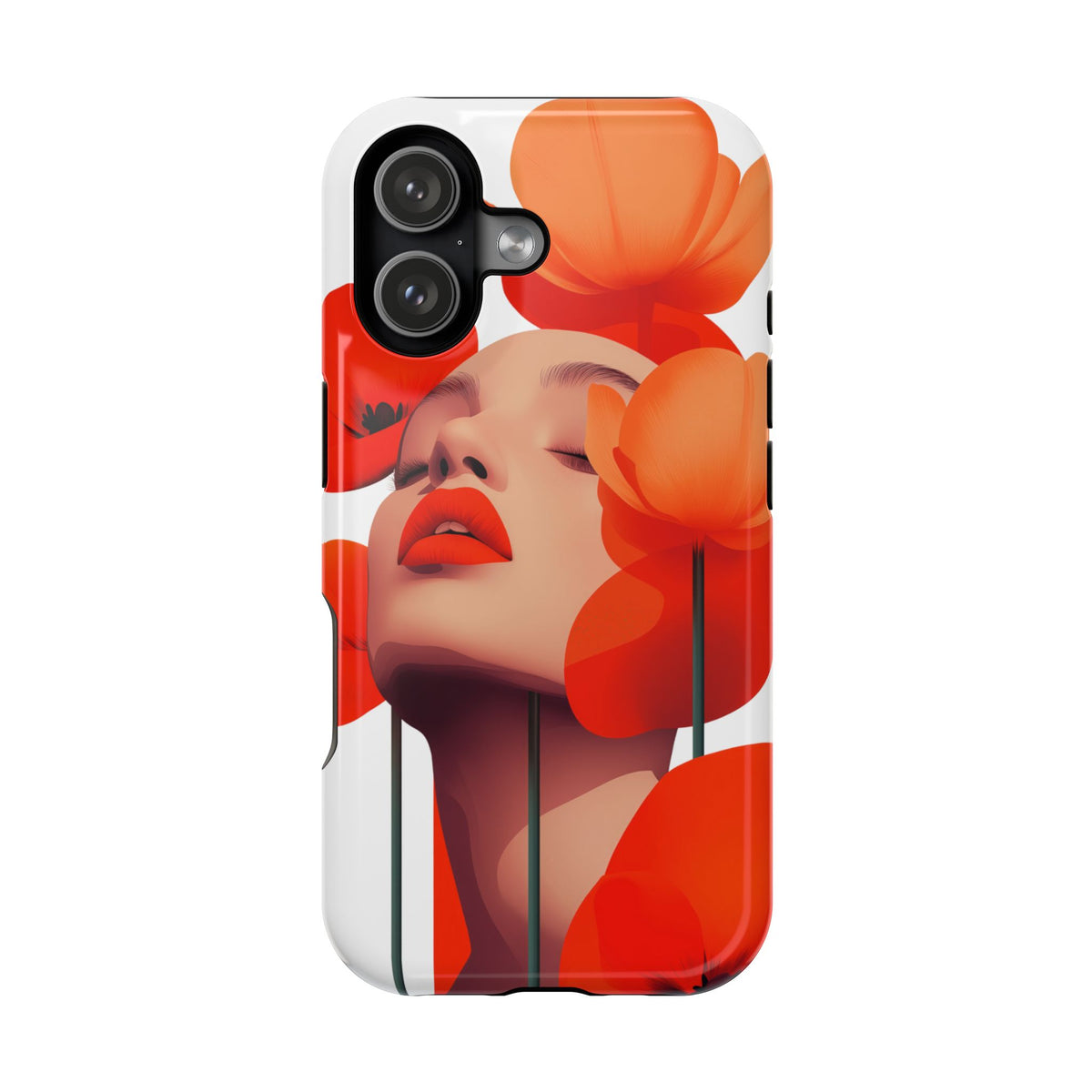 Dahlia Portrait - Magnetic iPhone Case