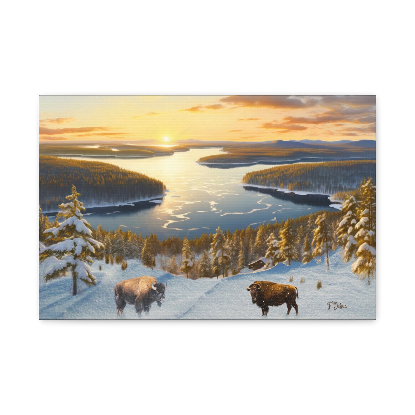 Serene Sunrise - Canvas Wall Art