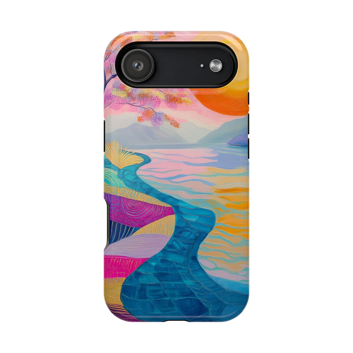 Sunset River - Magnetic iPhone Case