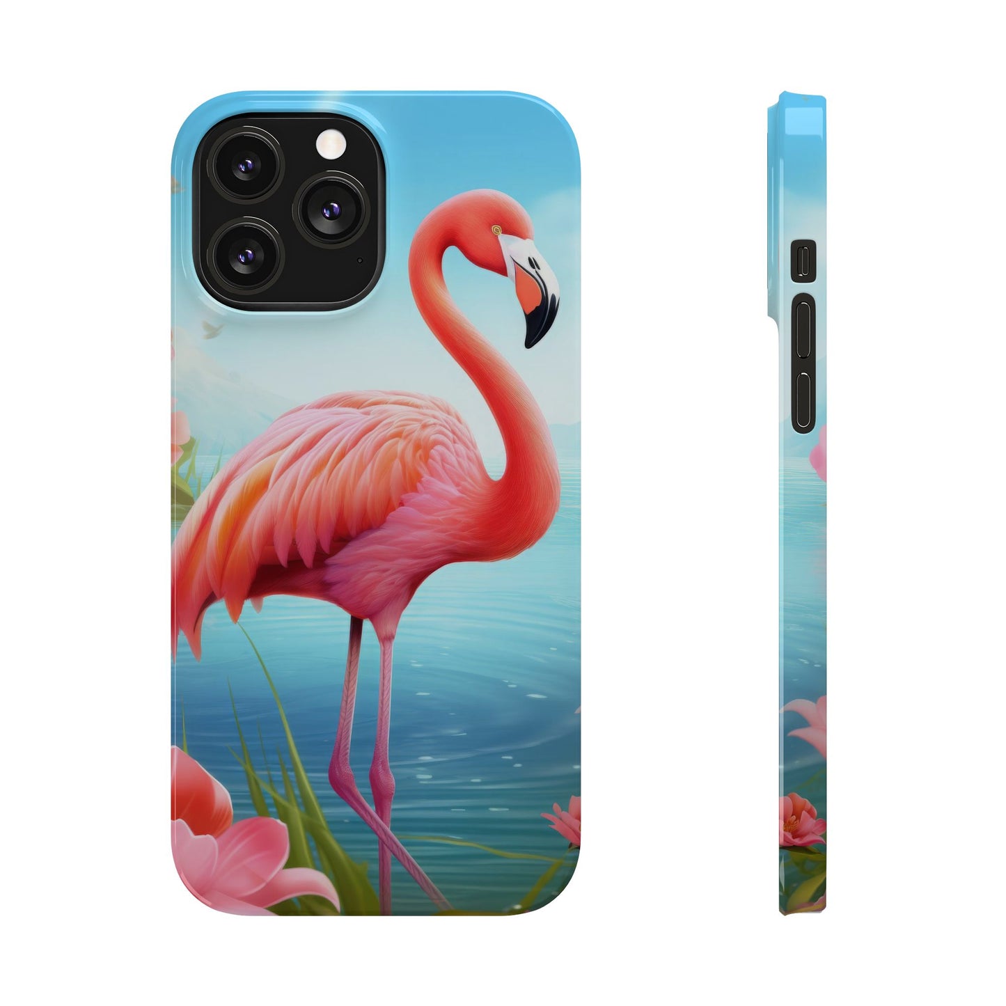 Tropical Flamingo - iPhone Case