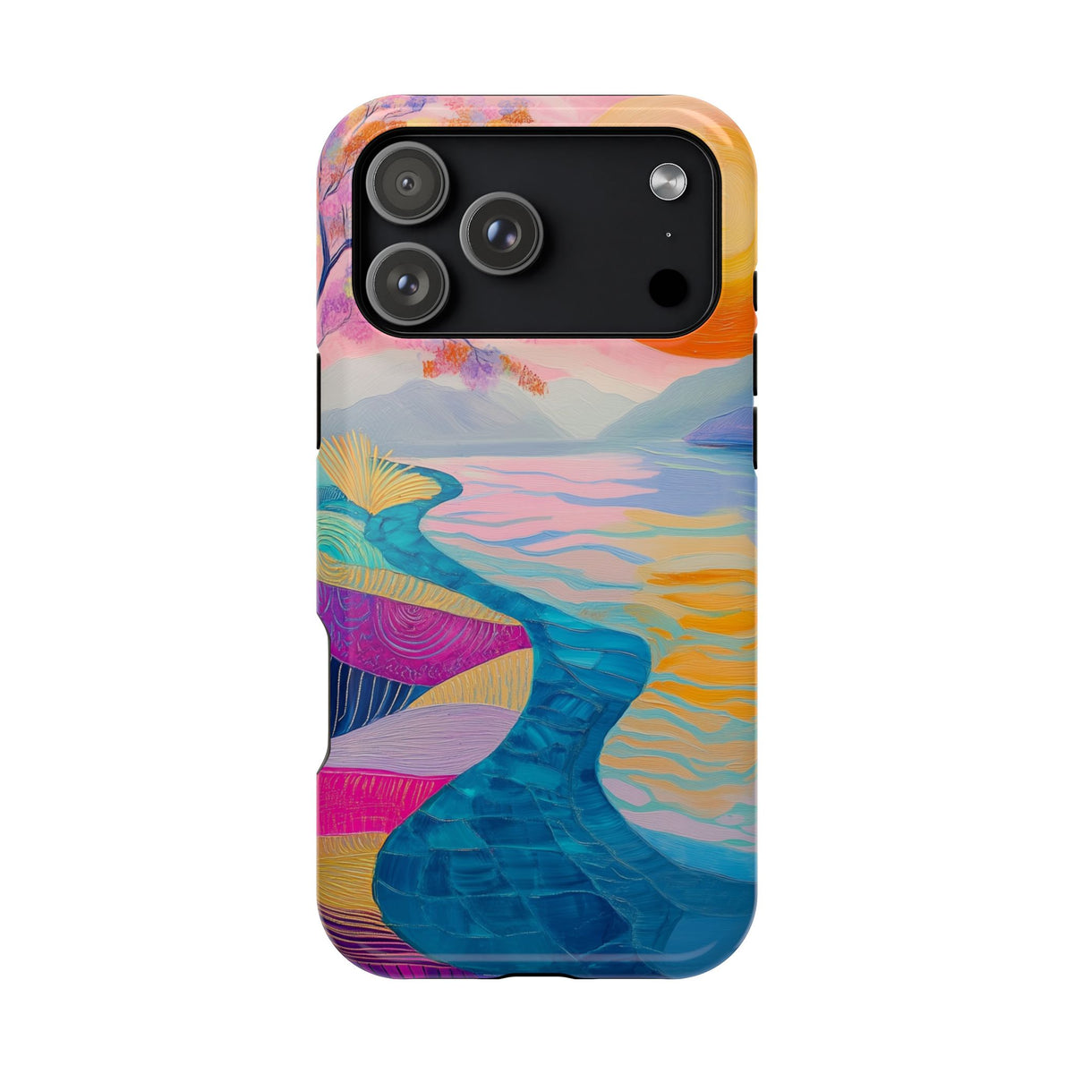 Sunset River - Magnetic iPhone Case