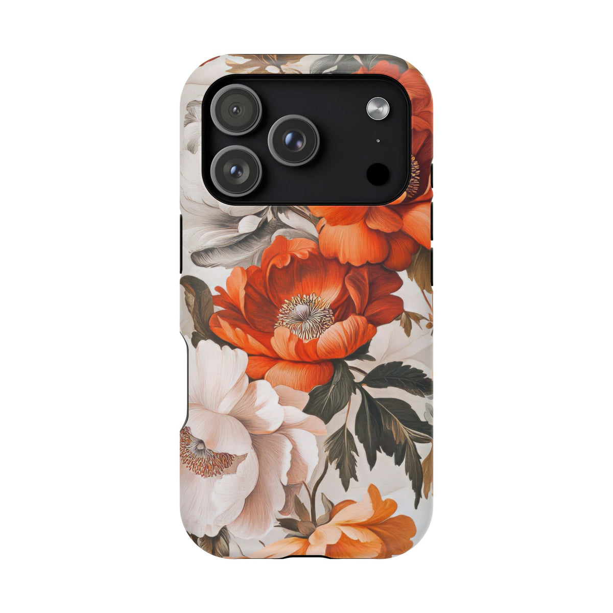 Vintage Peony Bloom - Magnetic iPhone Case
