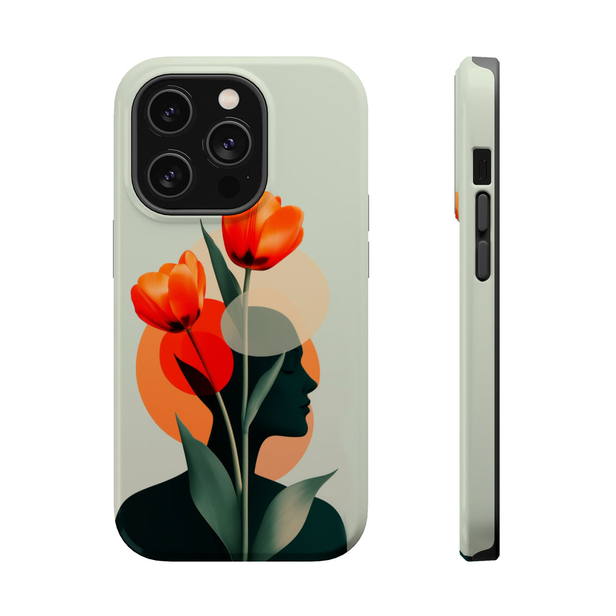 Tulip Silhouette - Magnetic iPhone Case