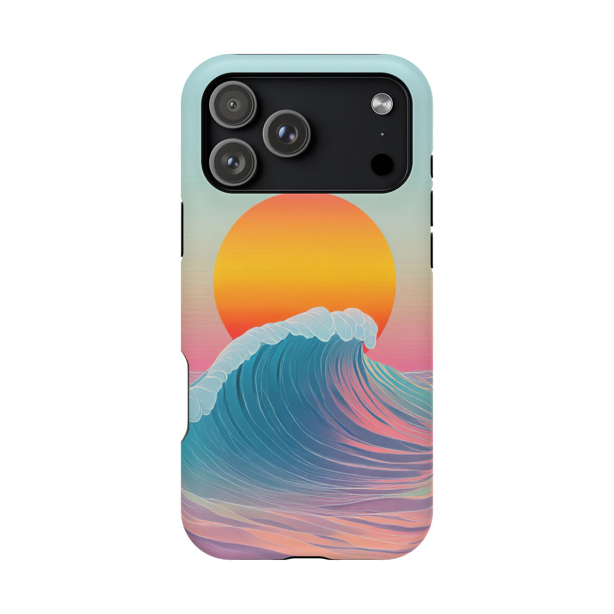 Sunset Wave - Magnetic iPhone Case