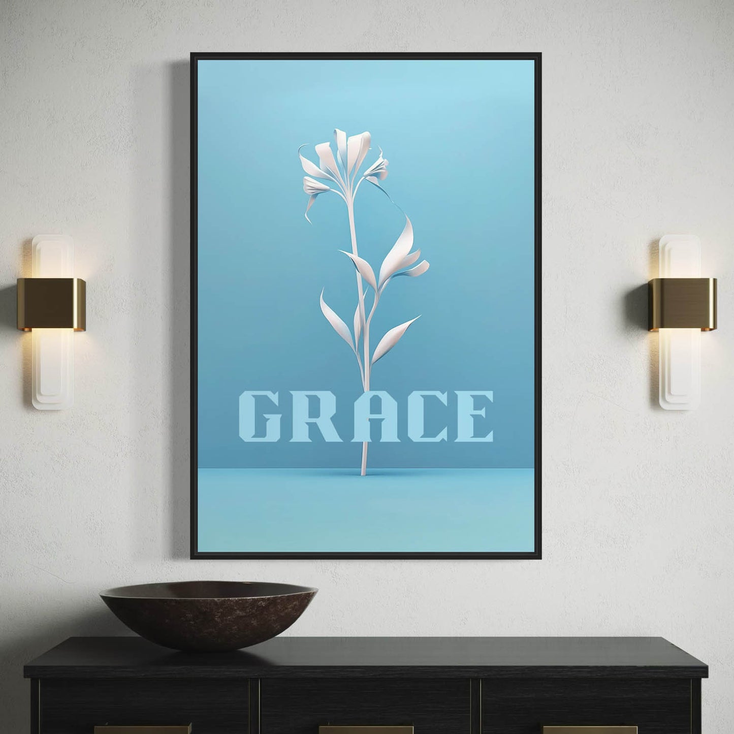 Grace – Floral Art Print