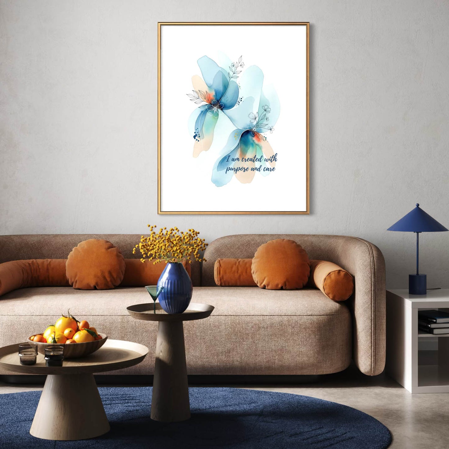 Created with Purpose - Christian Art Print