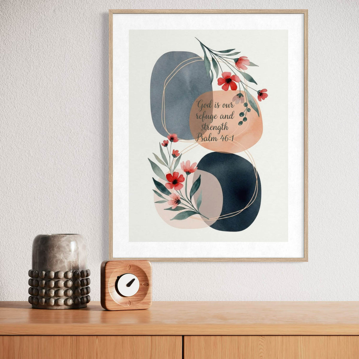 God is Our Refuge - Art Print