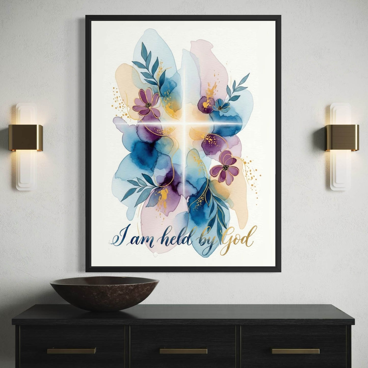 I Am Held by God - Art Print