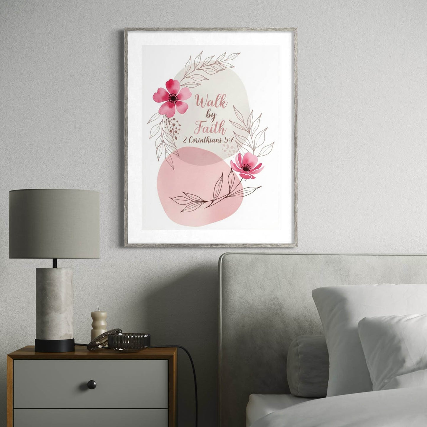 Walk by Faith - Christian Art Print