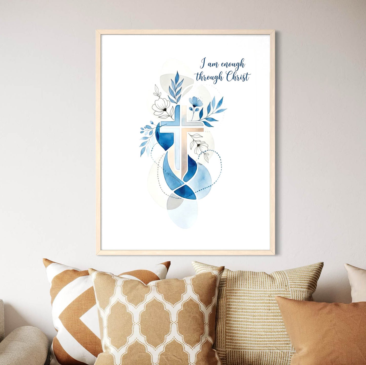 Enough Through Christ - Art Print