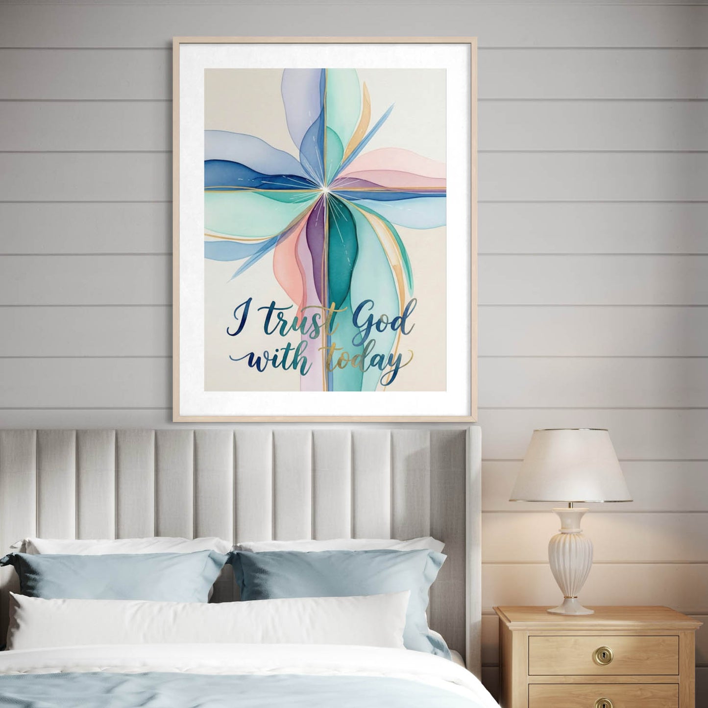 I Trust God - Christian Art Print