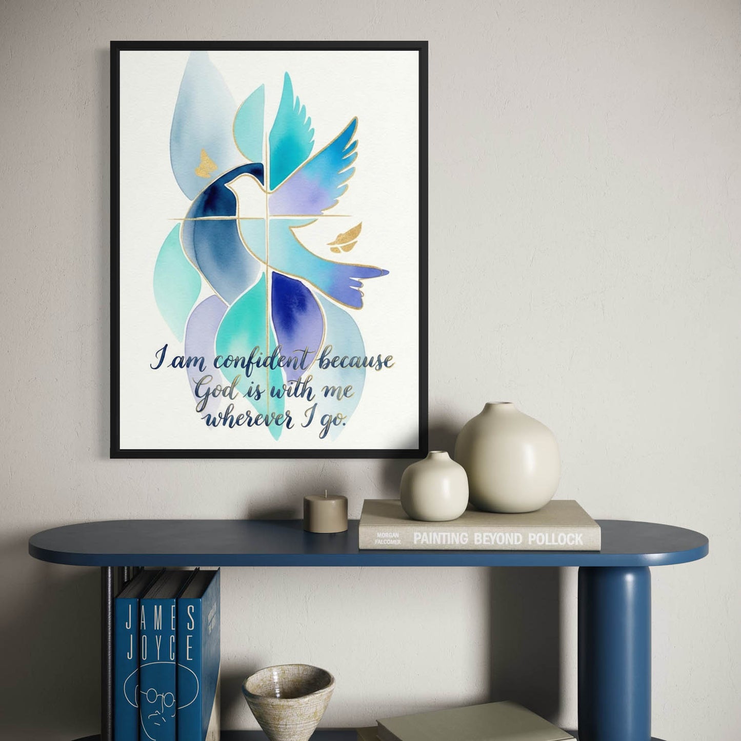 I Am Confident - Christian Art Print