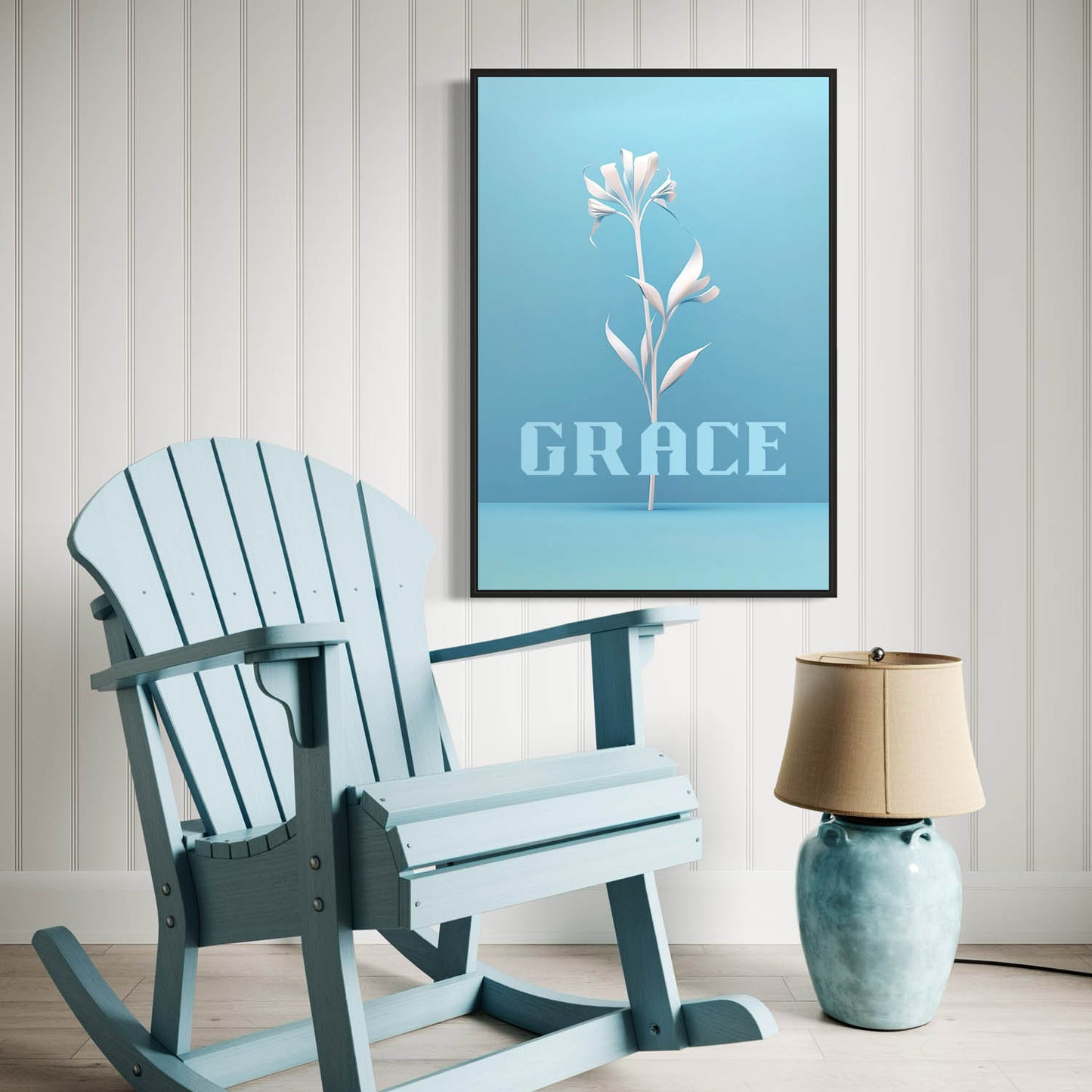 Grace – Floral Art Print