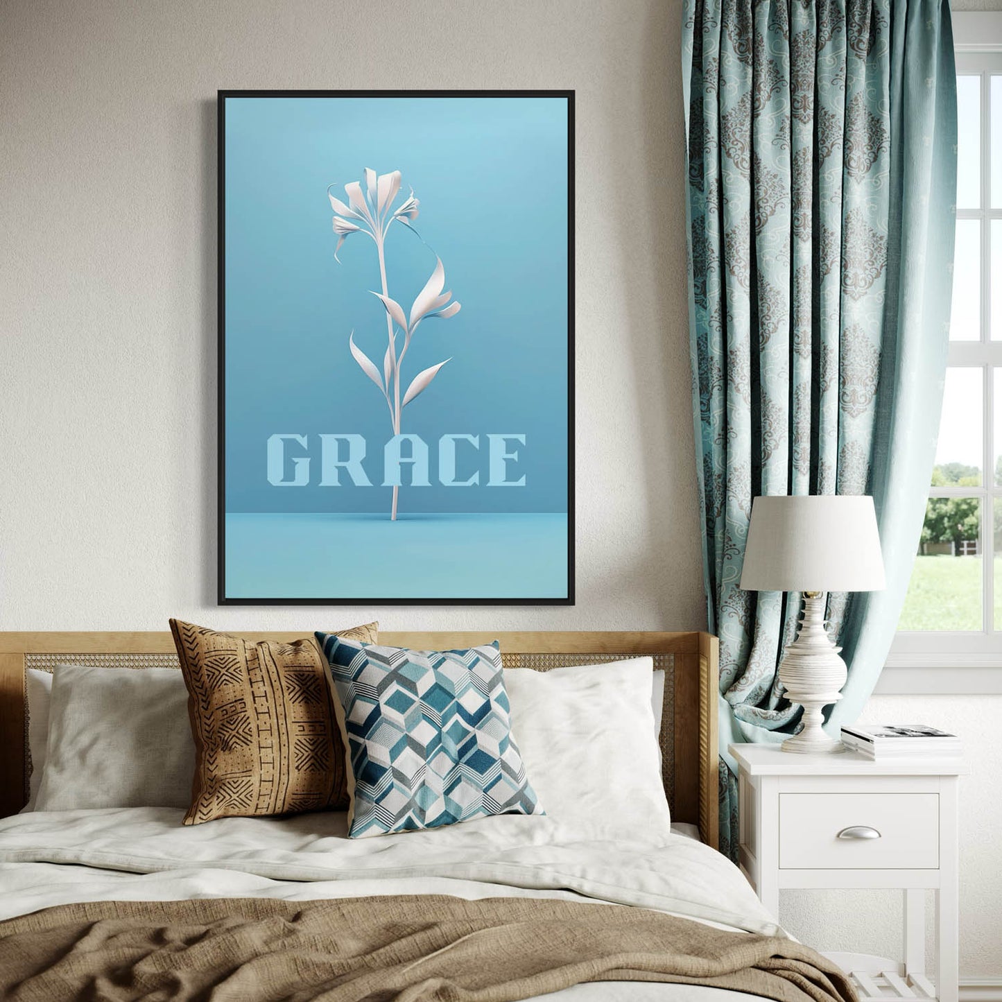 Grace – Floral Art Print