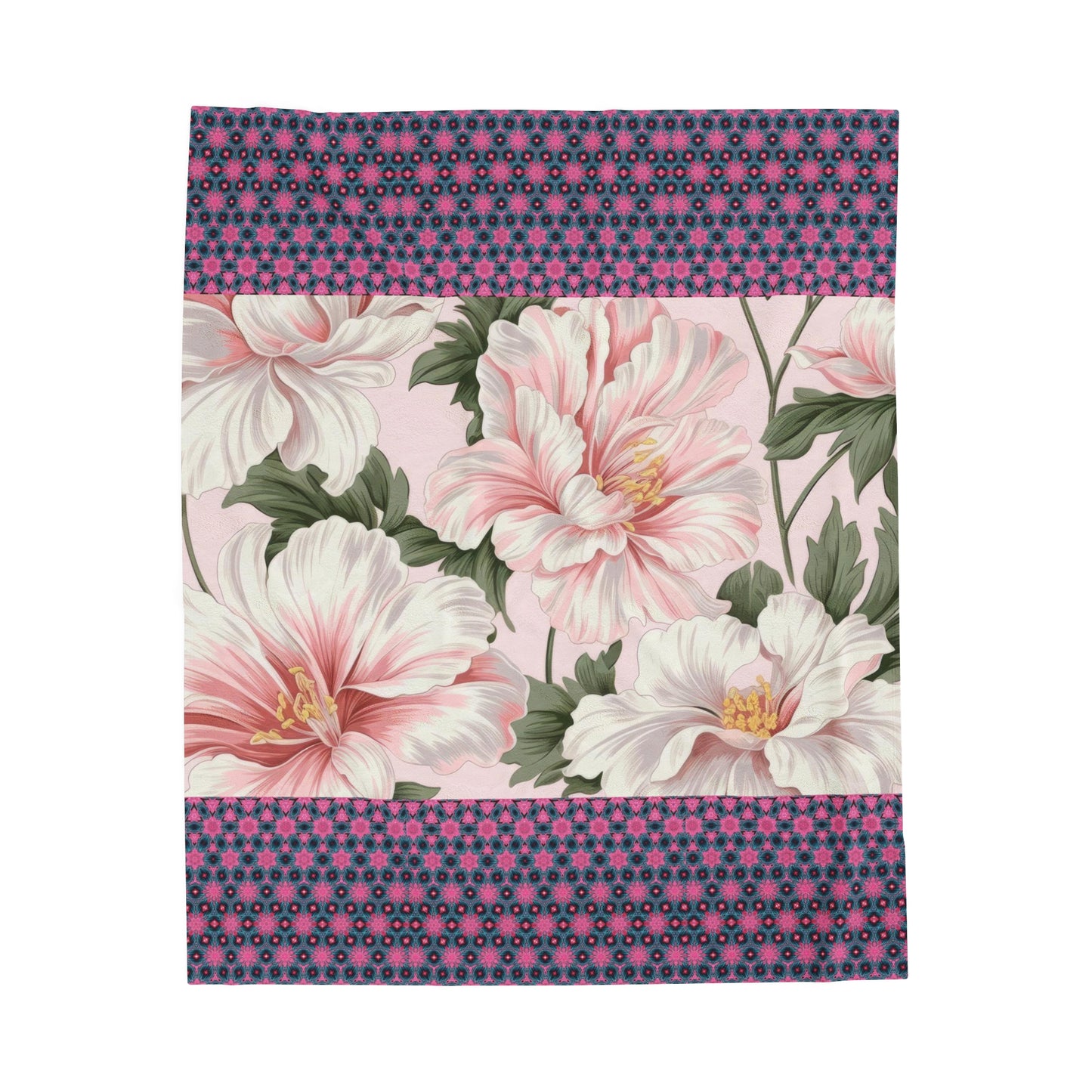 Floral Grace Throw Blanket