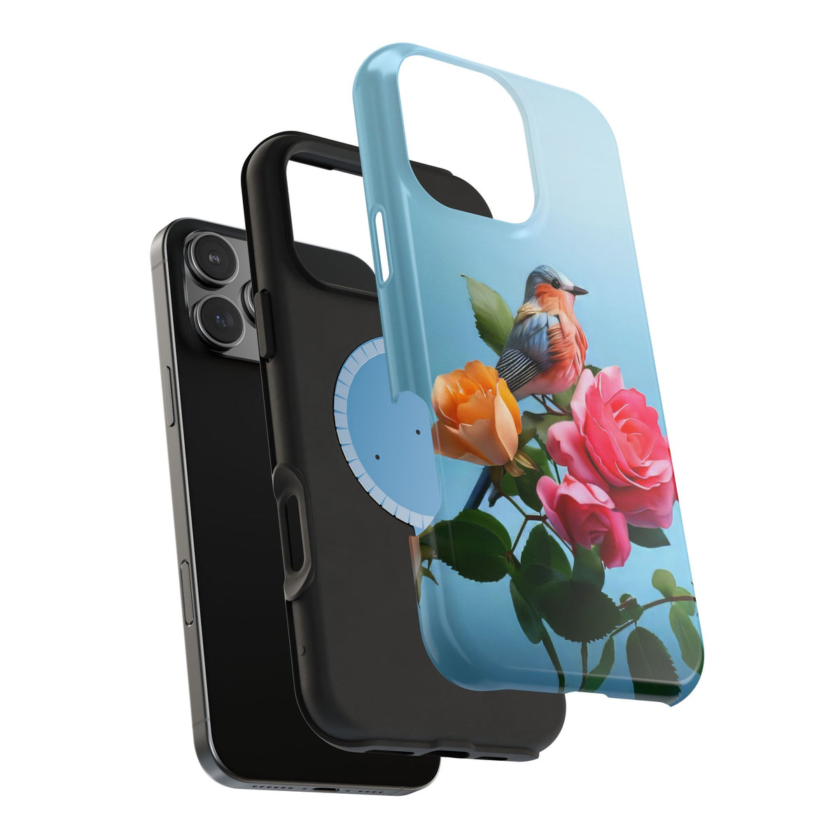 Songbird & Roses - Magnetic iPhone Case