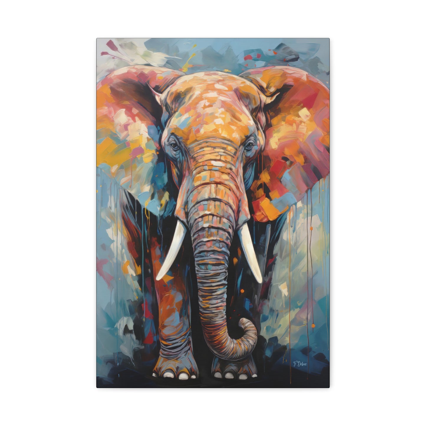 Serenity Elephant - Canvas Wall Art