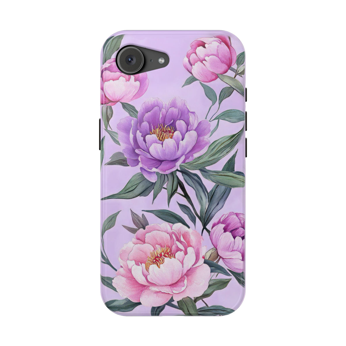 Lilac Peony - Magnetic iPhone Case