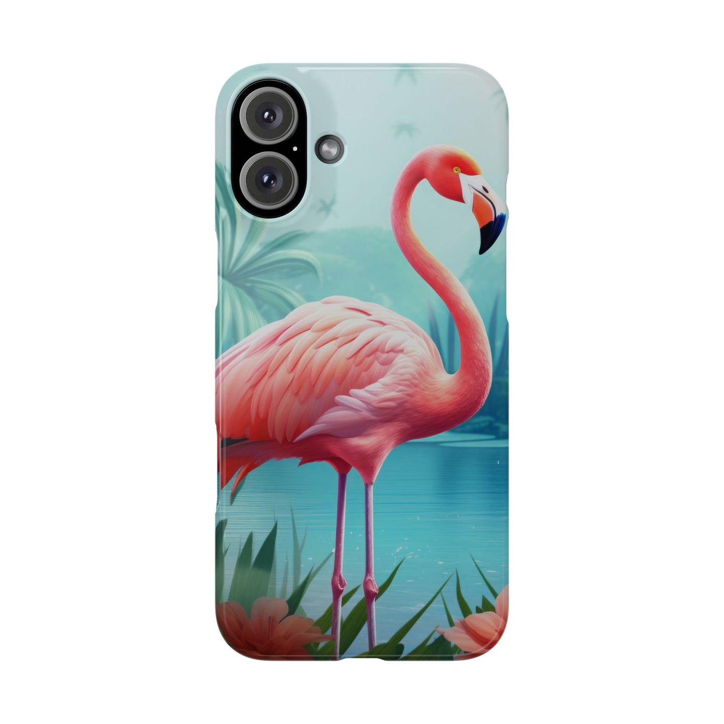 Pink Flamingo - iPhone Case