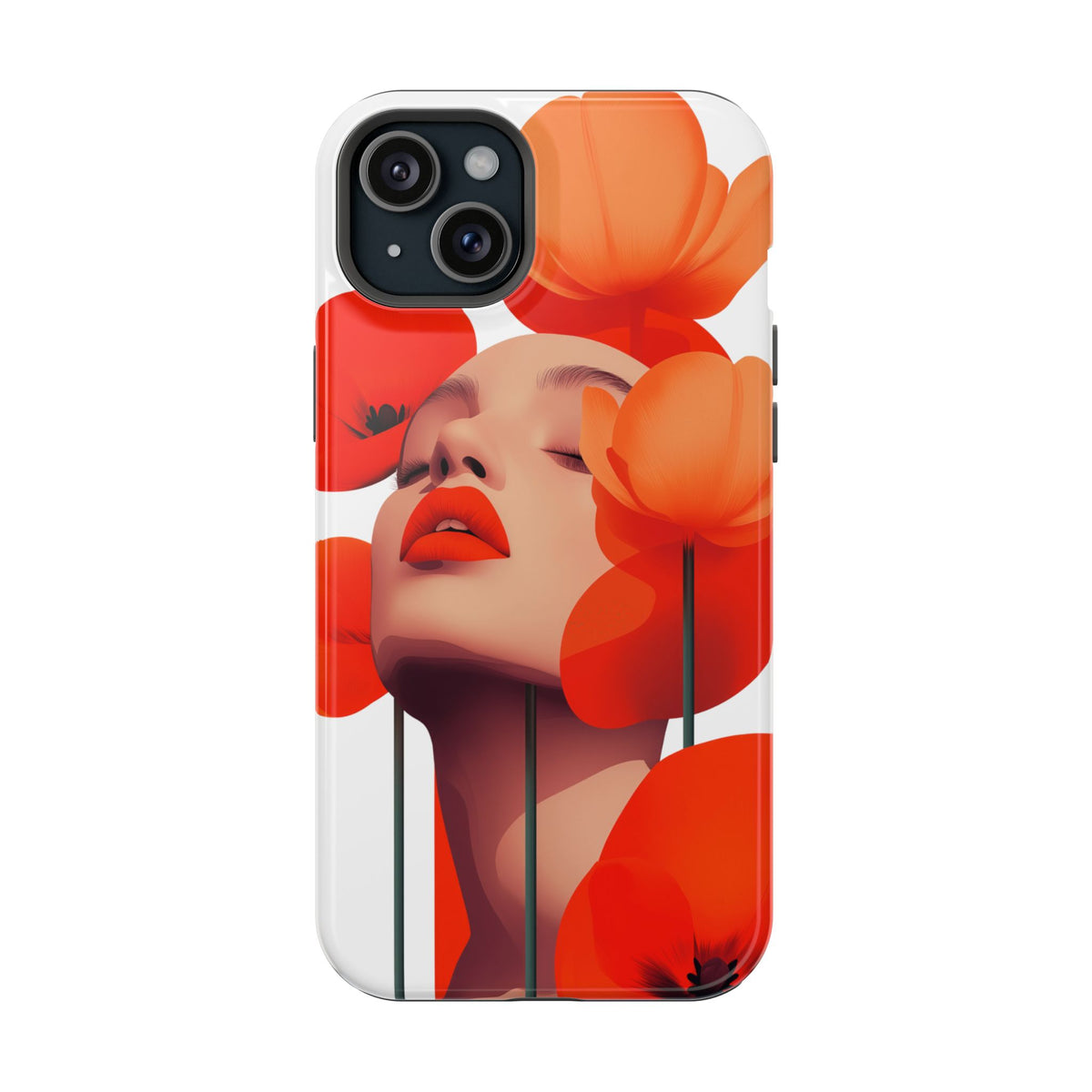 Dahlia Portrait - Magnetic iPhone Case