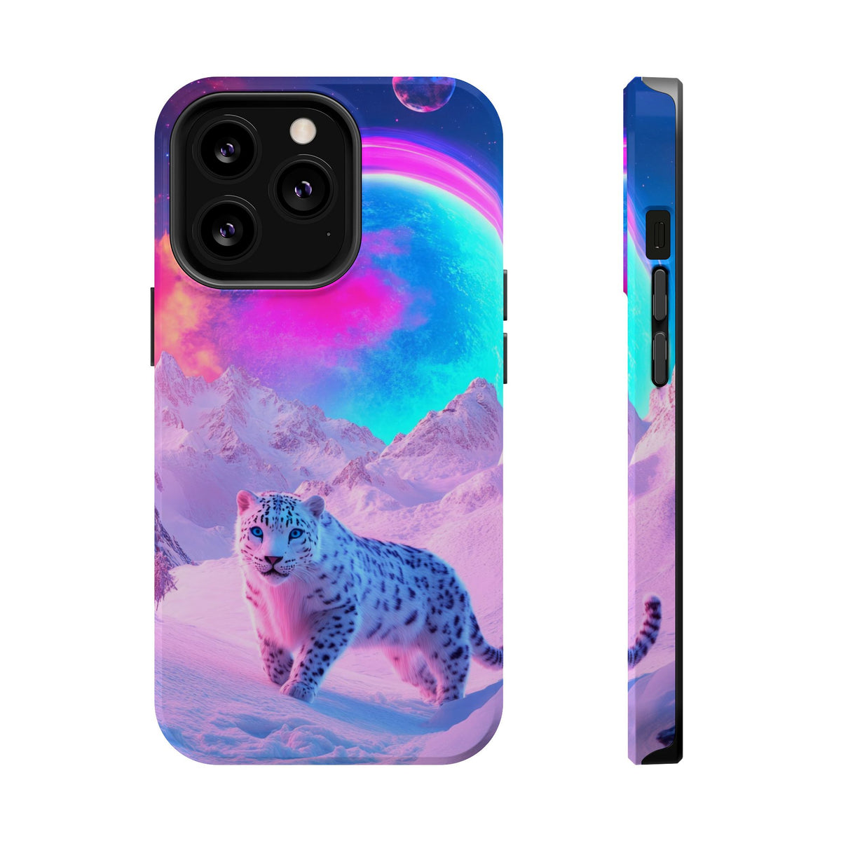 Snow Leopard - Magnetic iPhone Case