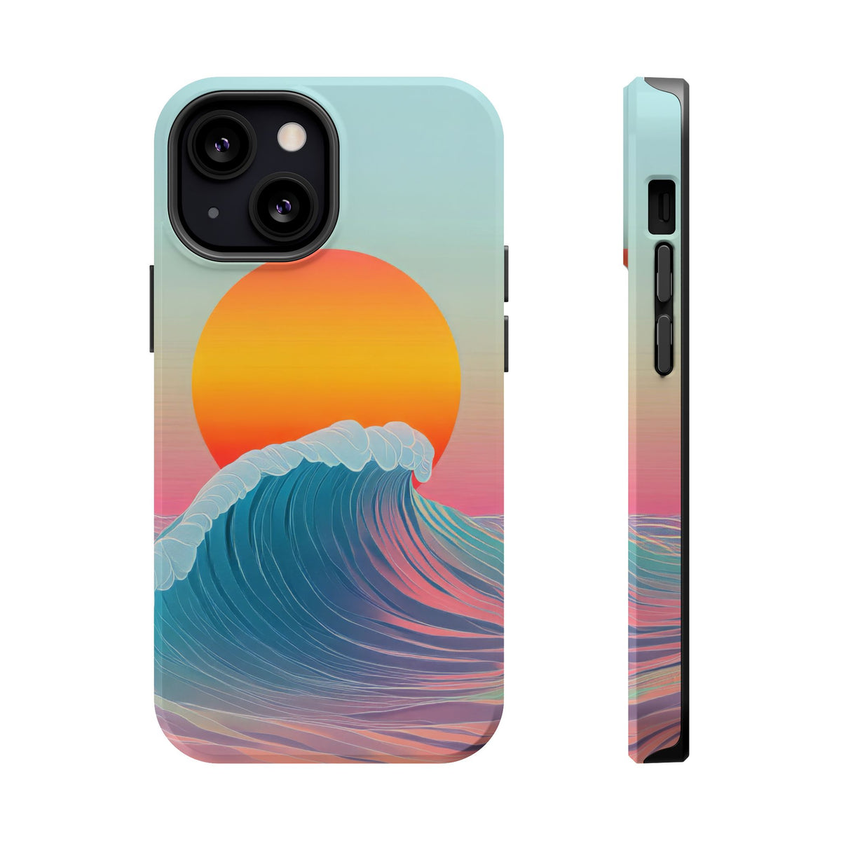 Sunset Wave - Magnetic iPhone Case