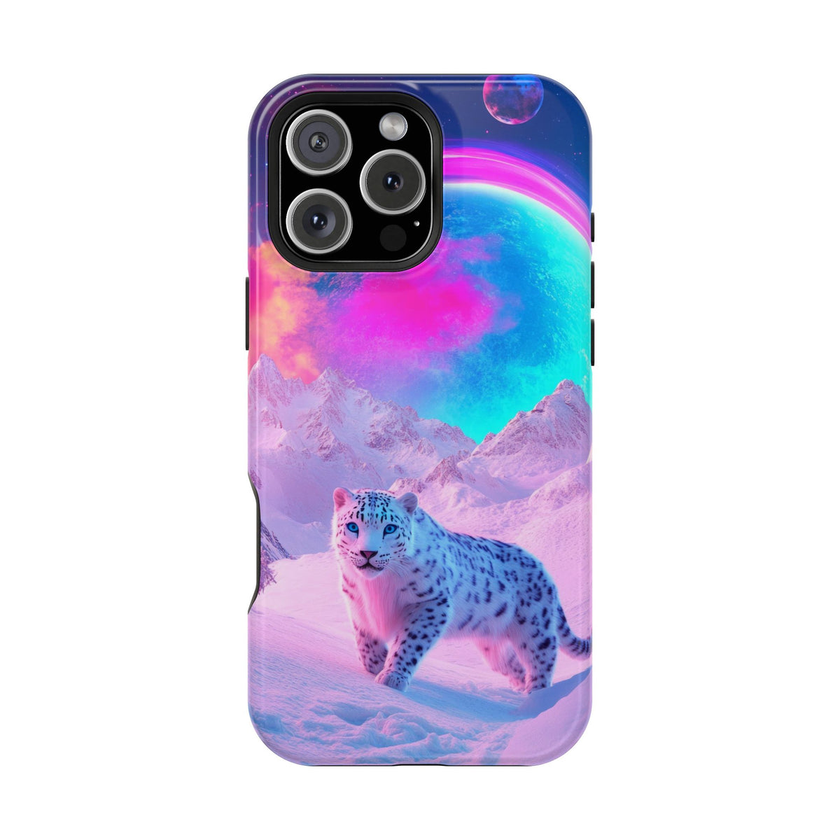 Snow Leopard - Magnetic iPhone Case