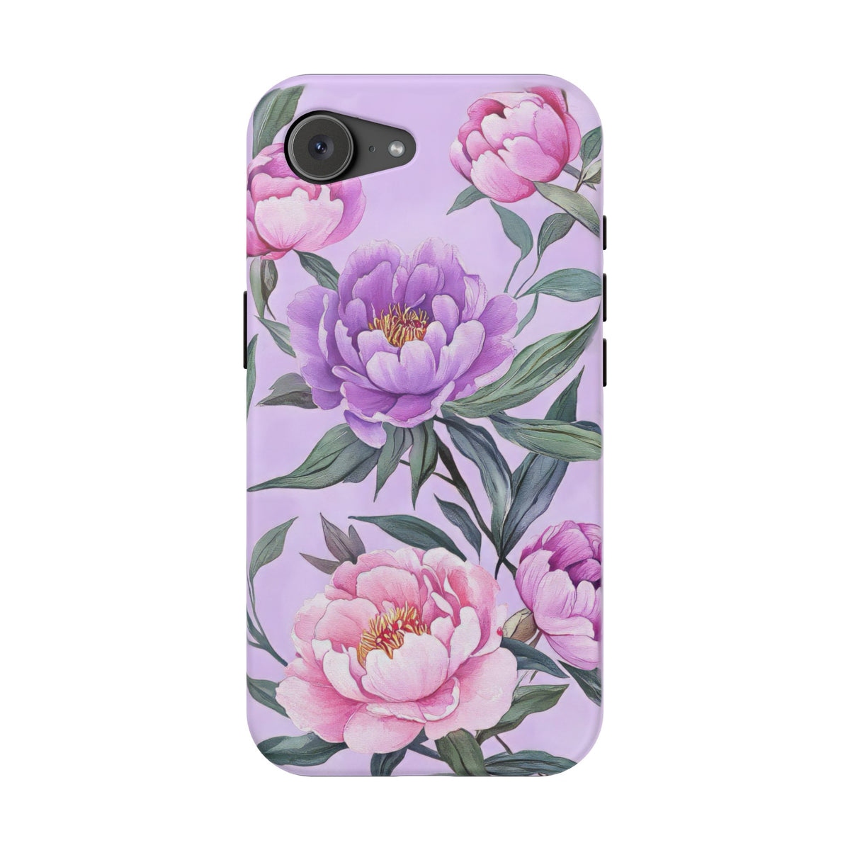 Lilac Peony - Magnetic iPhone Case