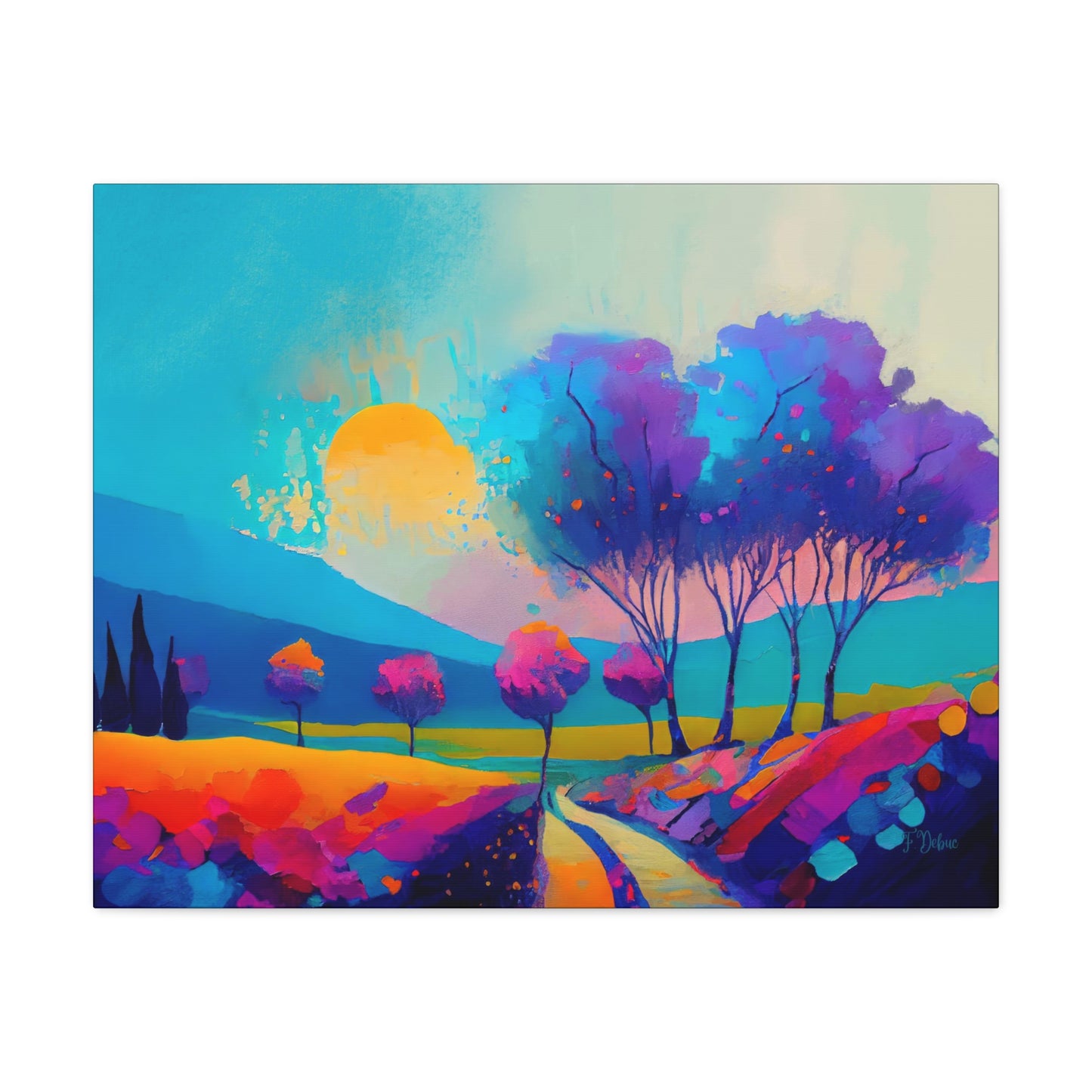 Impressionistic Landscape - Canvas Wall Art
