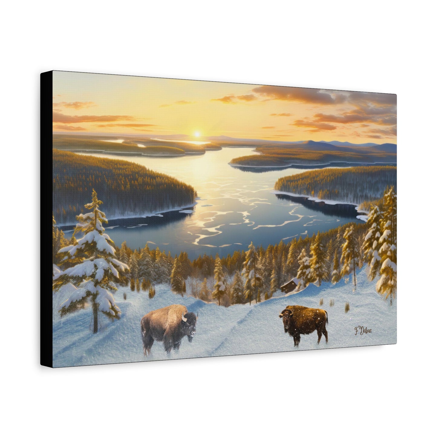 Serene Sunrise - Canvas Wall Art