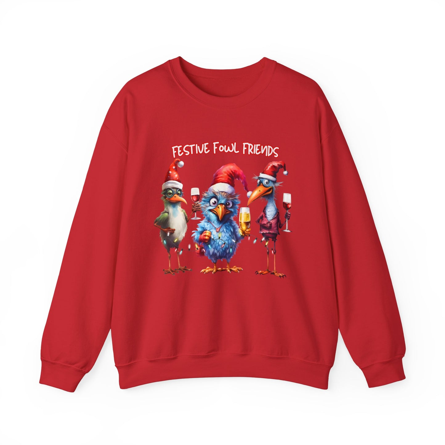 Funny Christmas Bird Sweatshirt