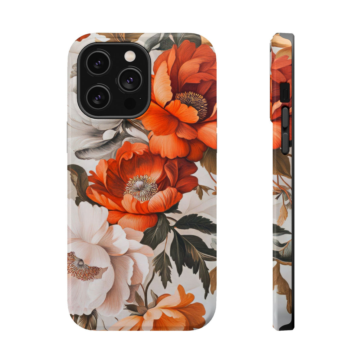 Vintage Peony Bloom - Magnetic iPhone Case