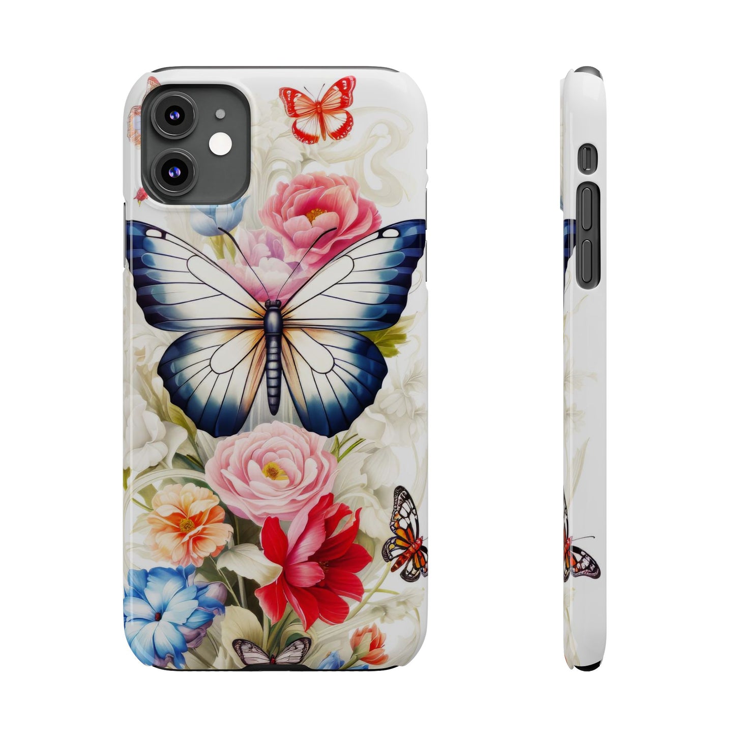 Butterfly Floral - iPhone Case