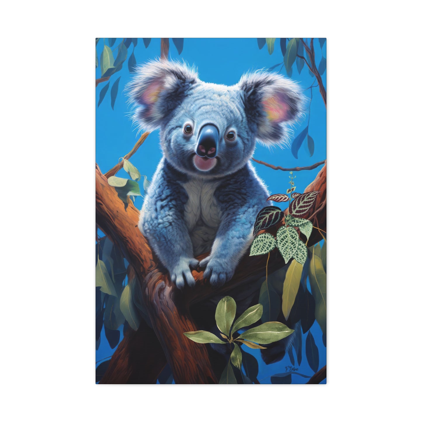 Playful Koala - Canvas Wall Art