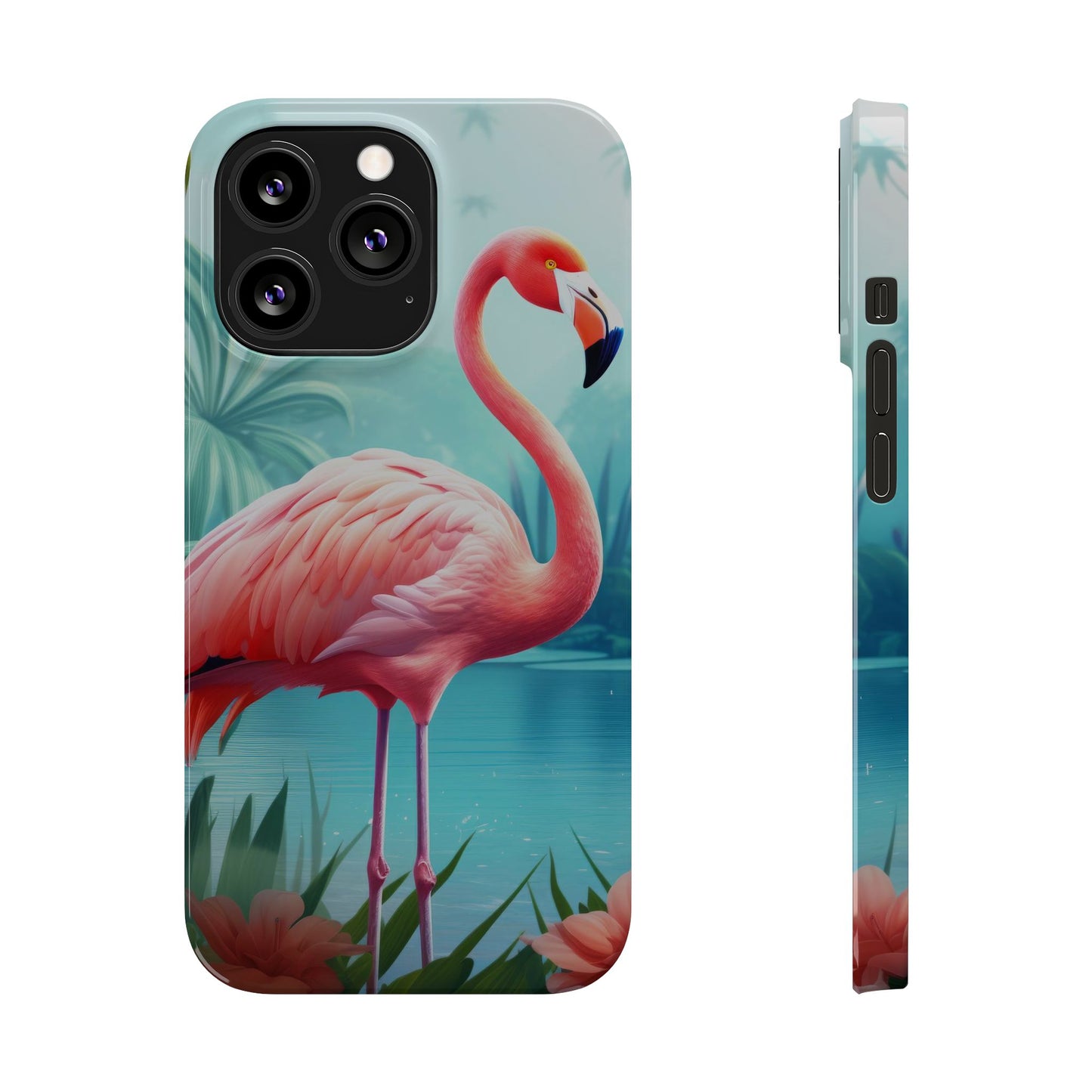 Pink Flamingo - iPhone Case