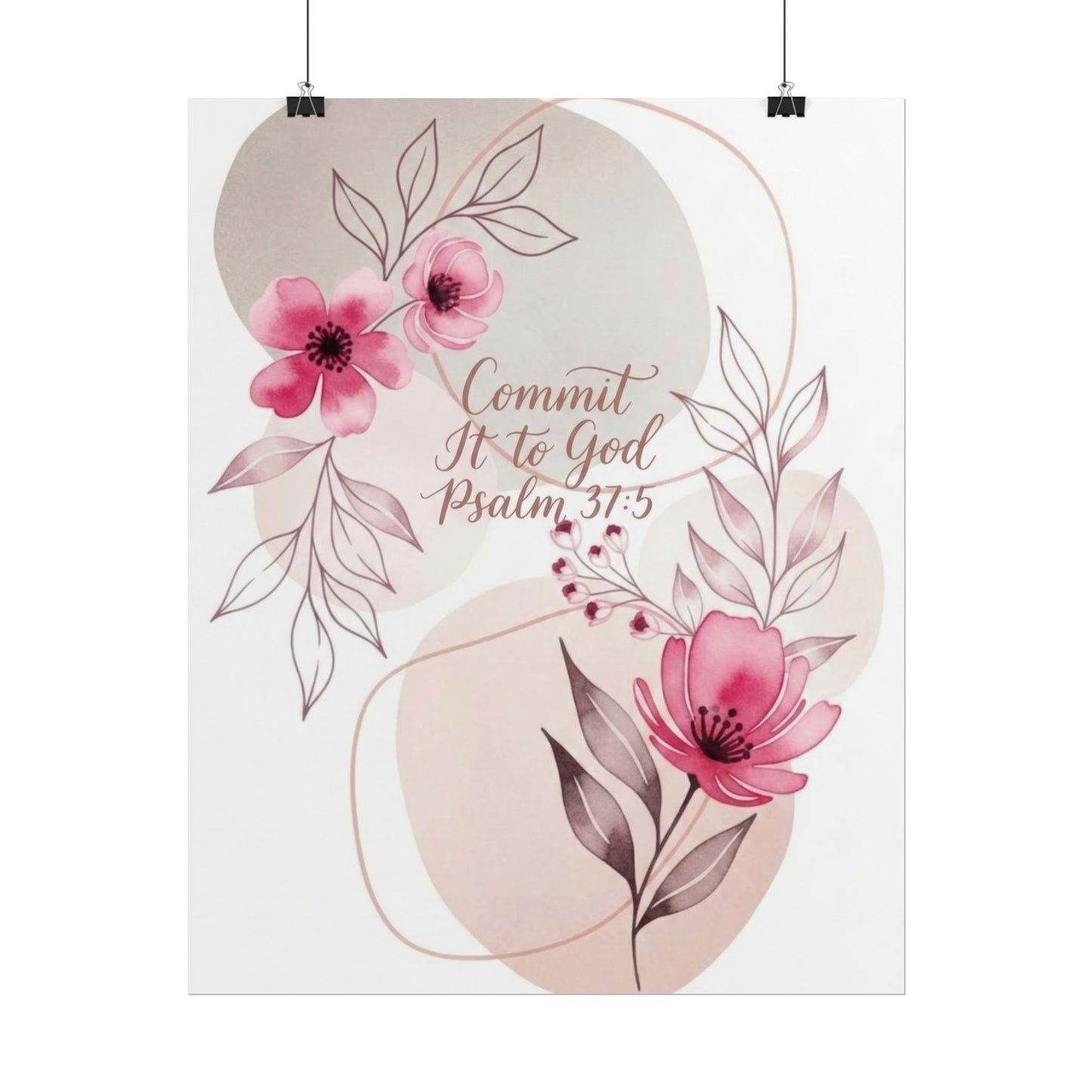 Commit It to God - Christian Art Print