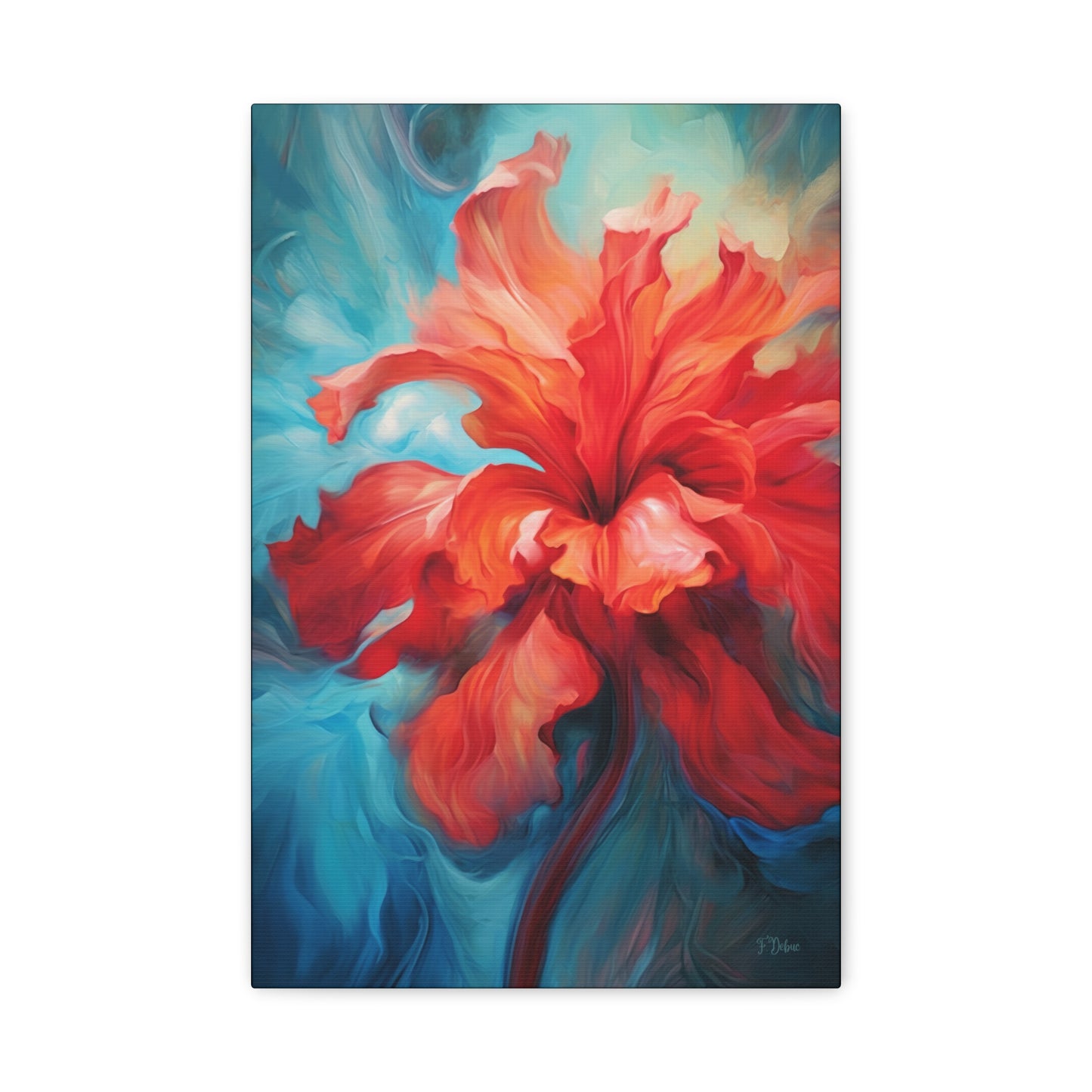 Hibiscus Bloom - Canvas Wall Art