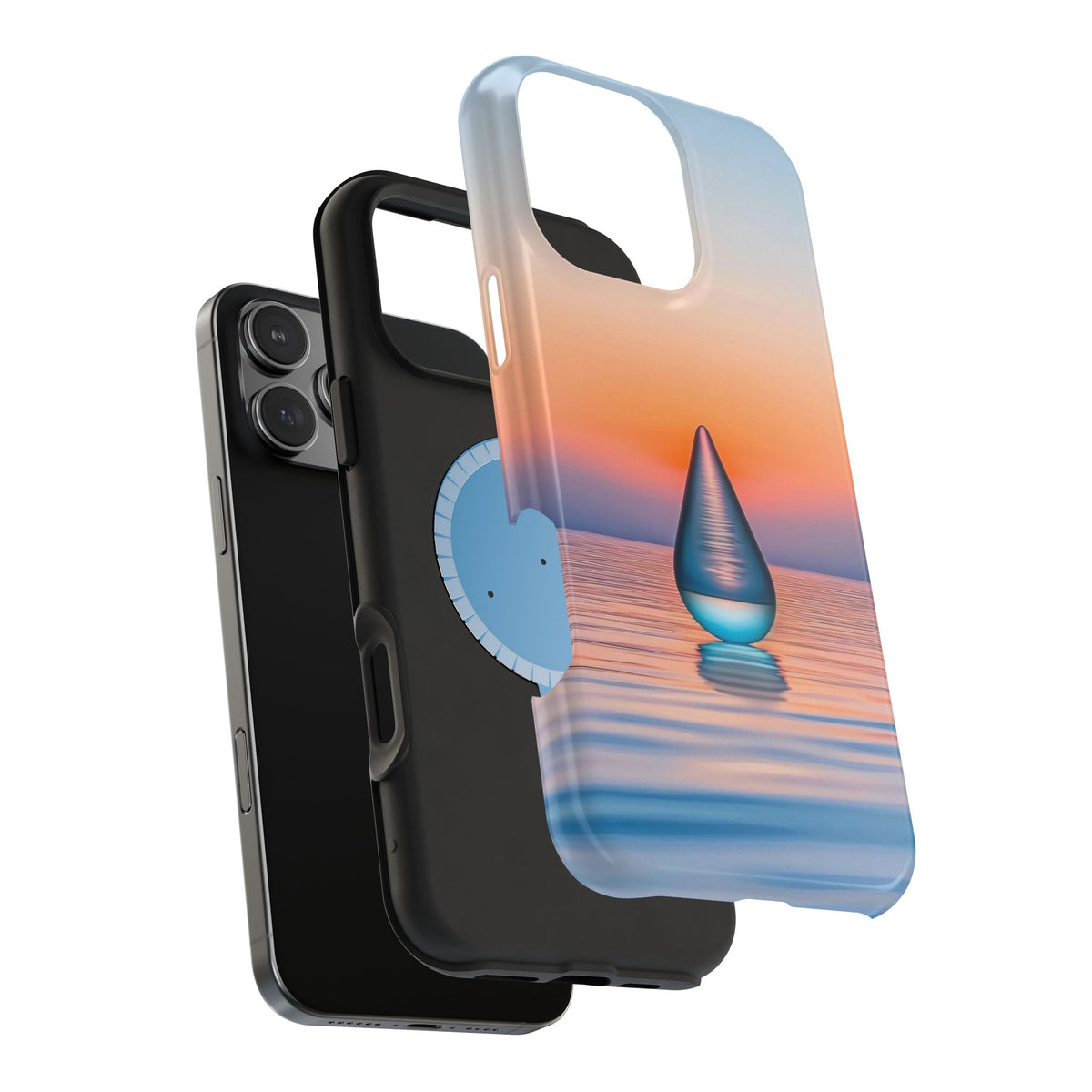 Sunset Droplet - Magnetic iPhone Case