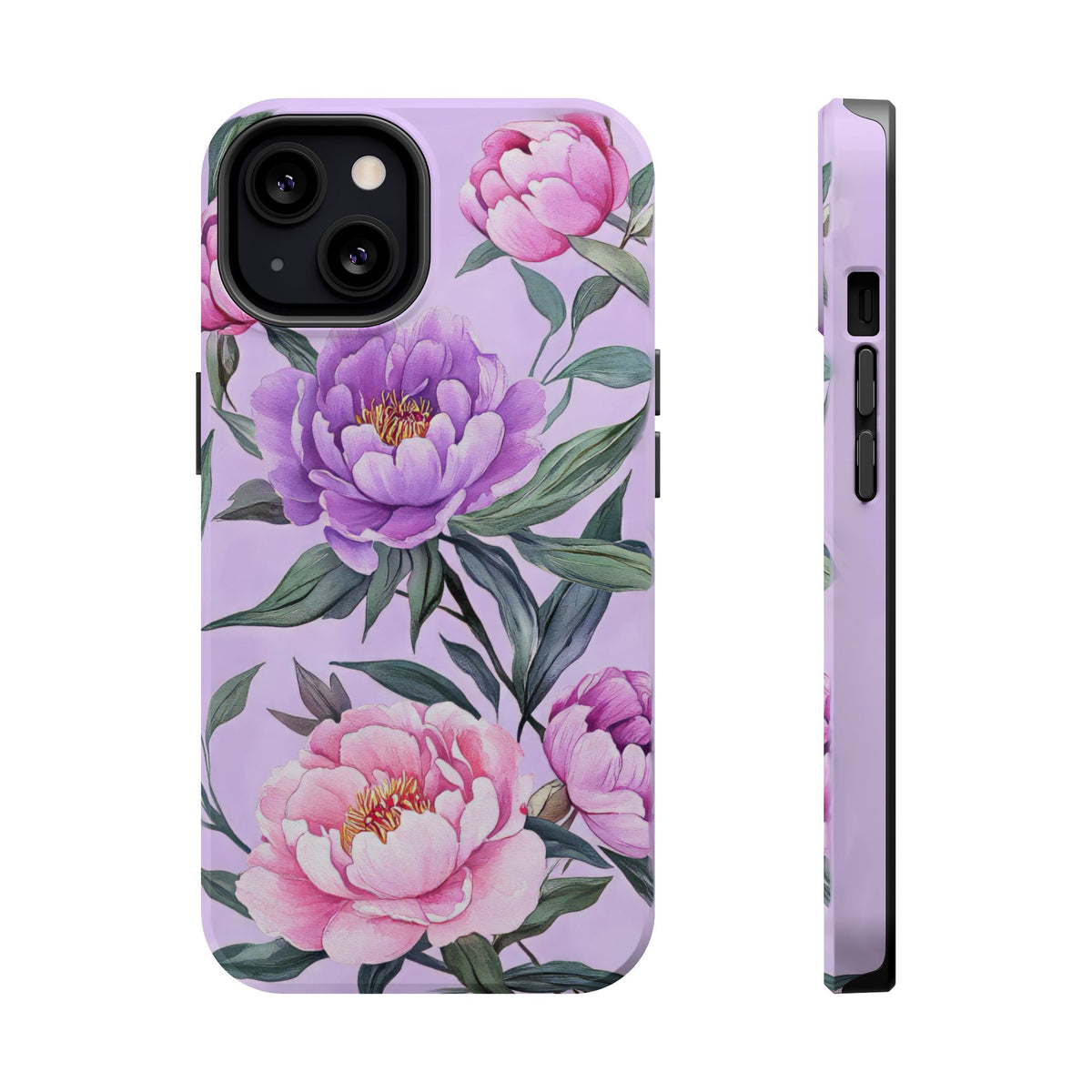 Lilac Peony - Magnetic iPhone Case