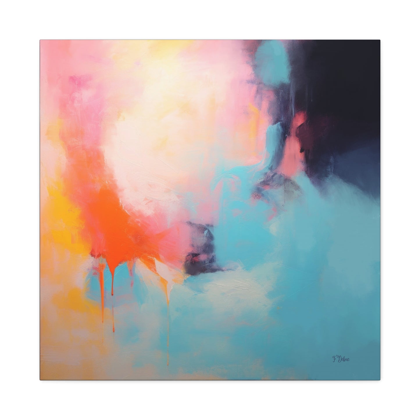 Turquoise Rhythm – Canvas Wall Art