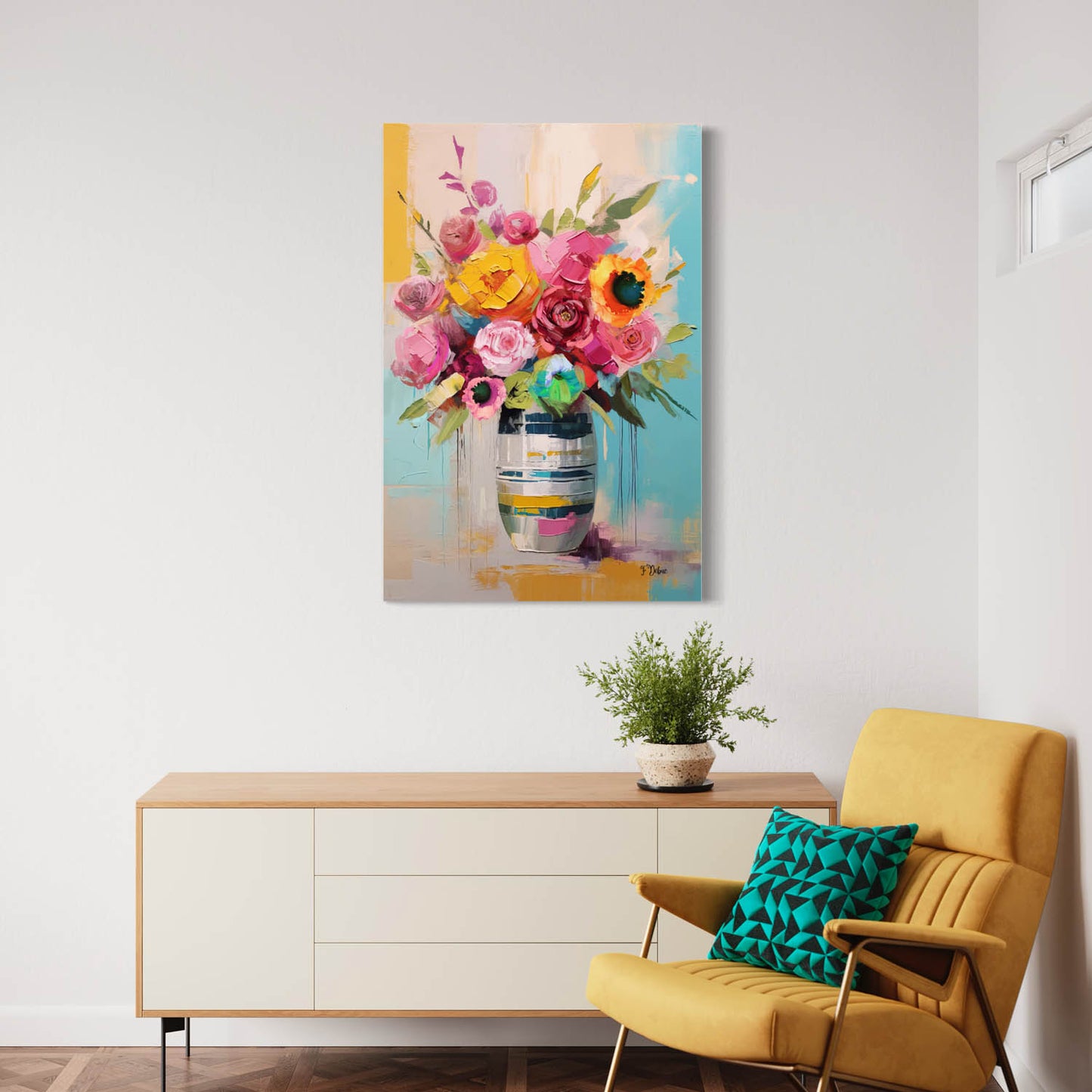 Vibrant Blooms - Canvas Wall Art