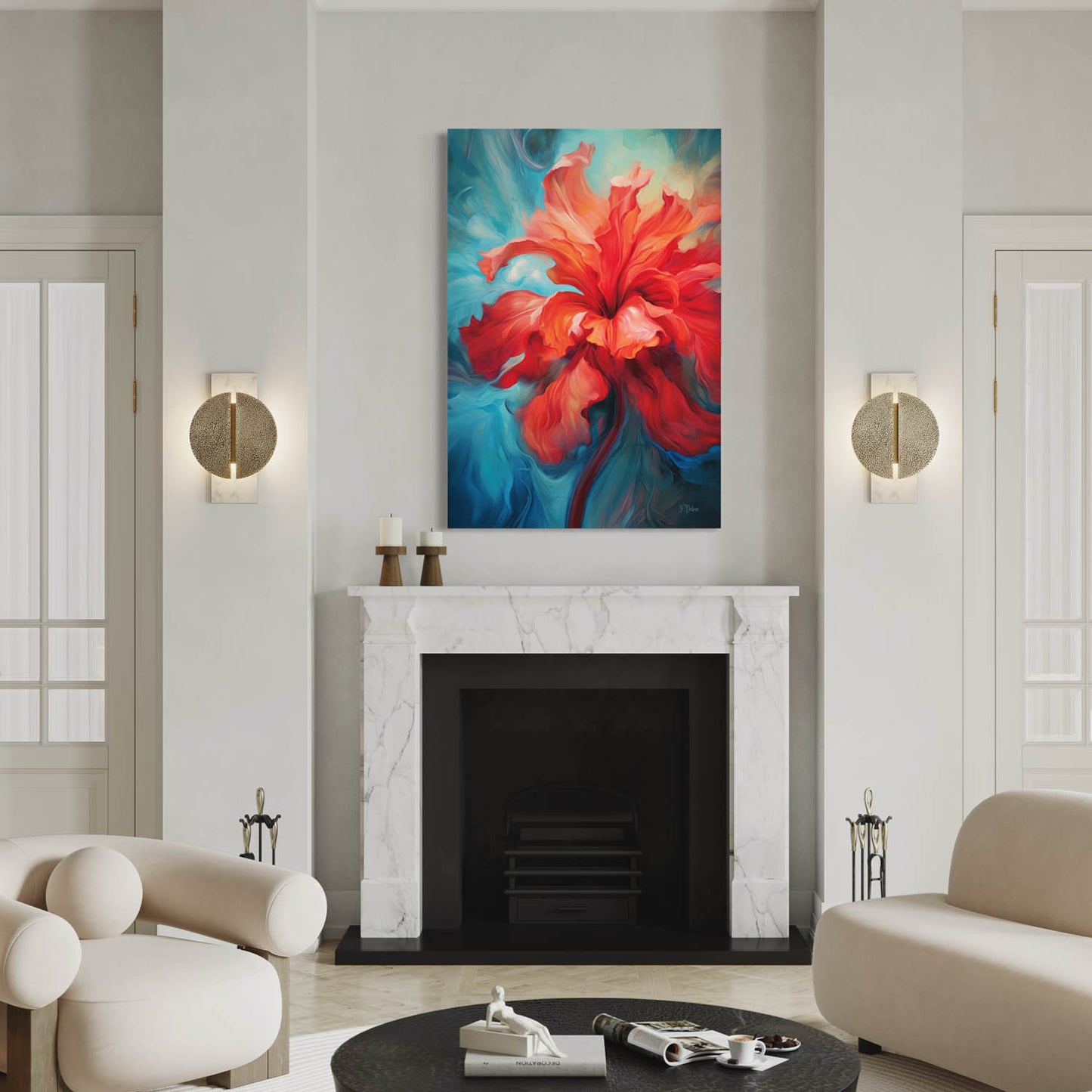 Hibiscus Bloom - Canvas Wall Art