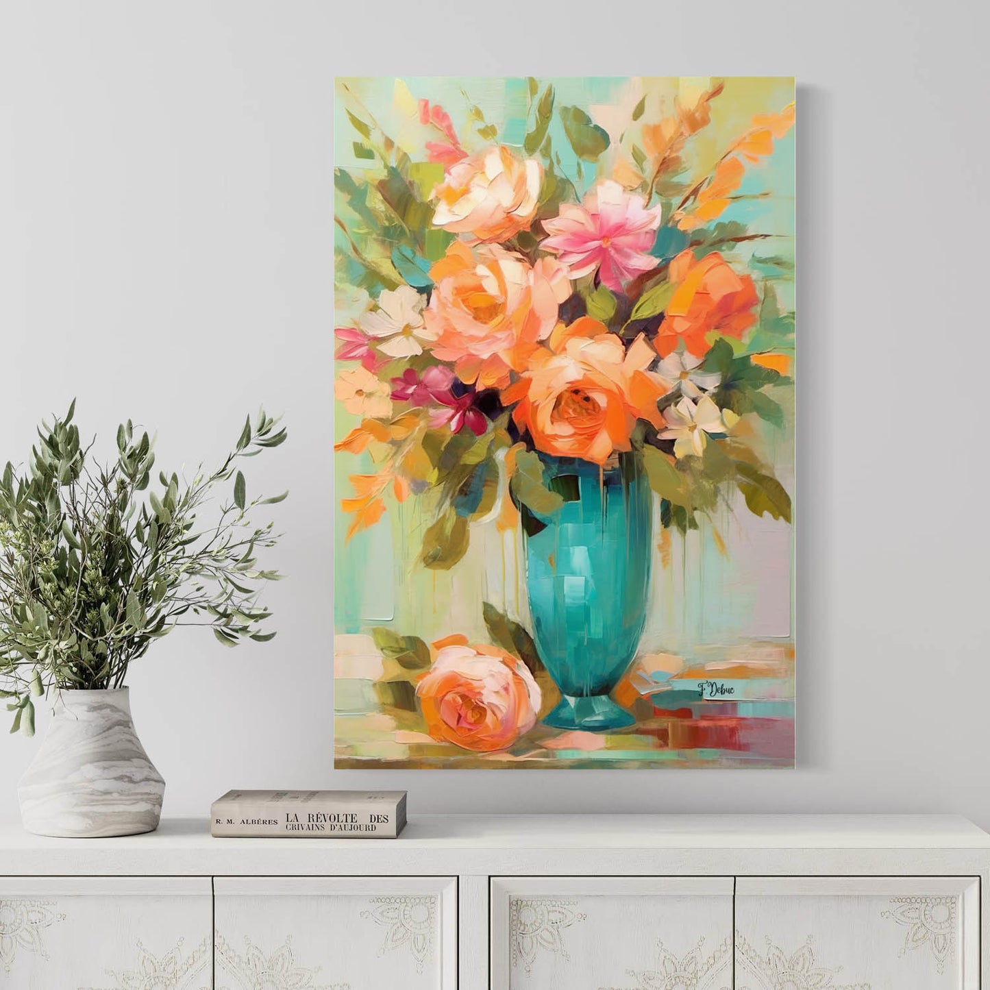 Artistic Bouquet - Canvas Wall Art