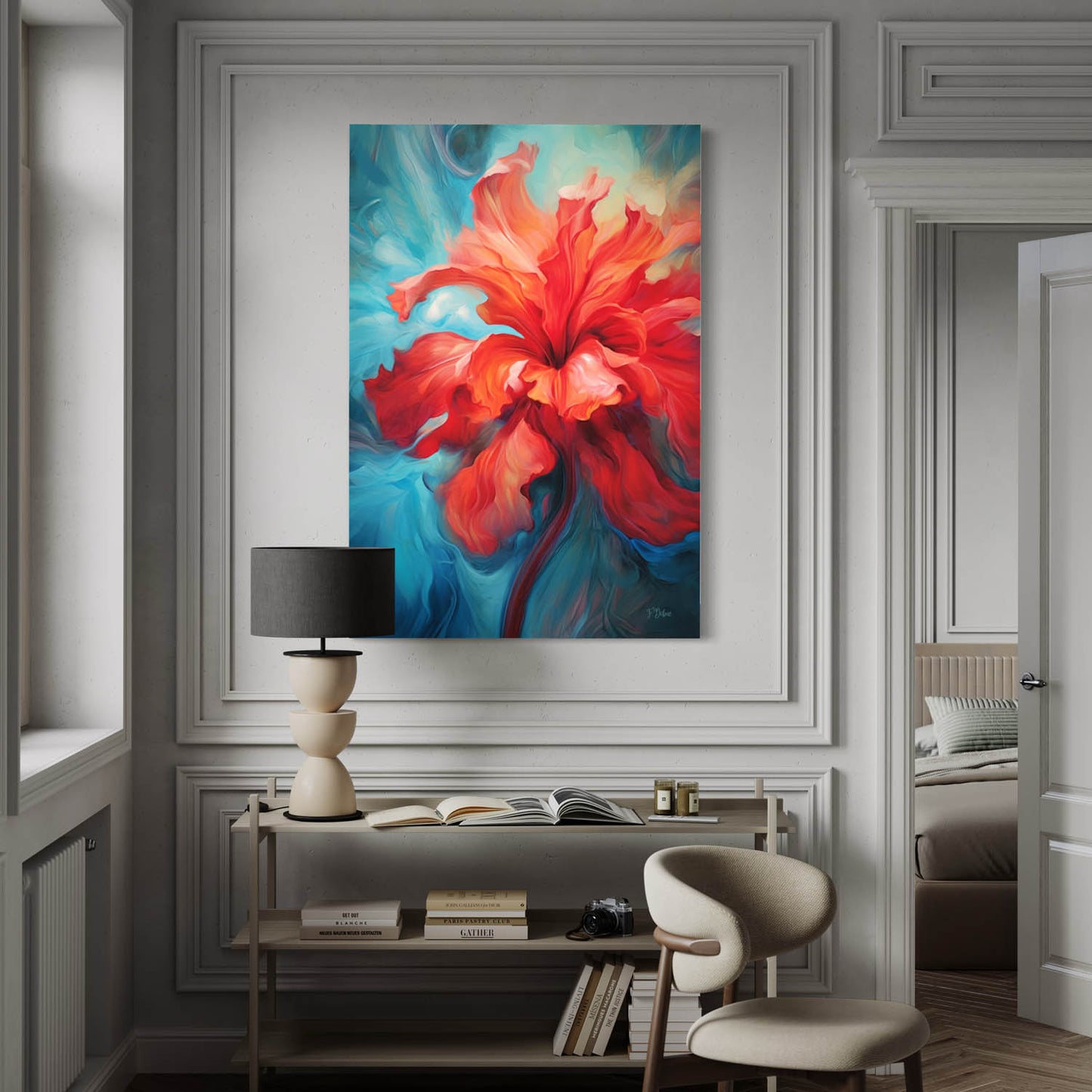 Hibiscus Bloom - Canvas Wall Art