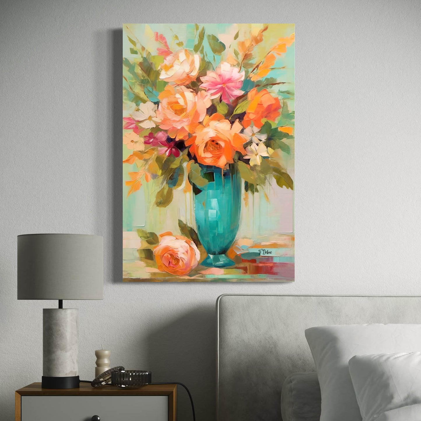 Artistic Bouquet - Canvas Wall Art