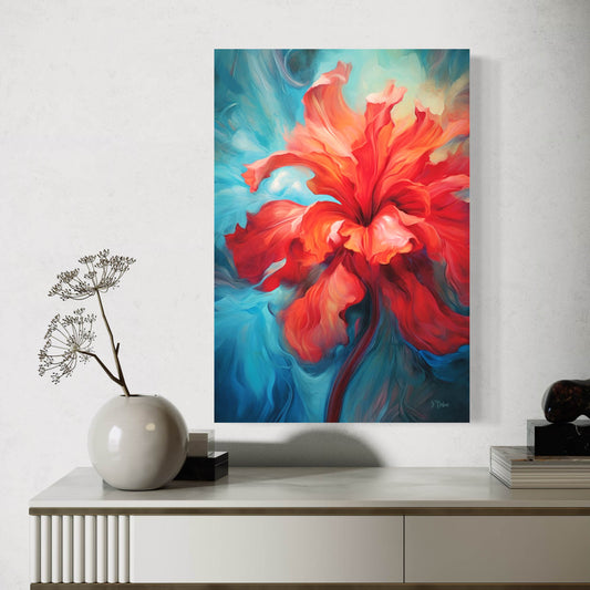 Hibiscus Bloom - Canvas Wall Art