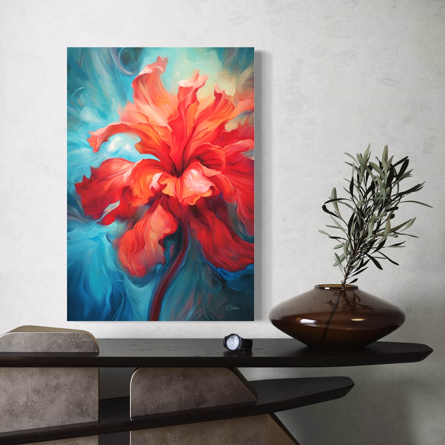 Hibiscus Bloom - Canvas Wall Art